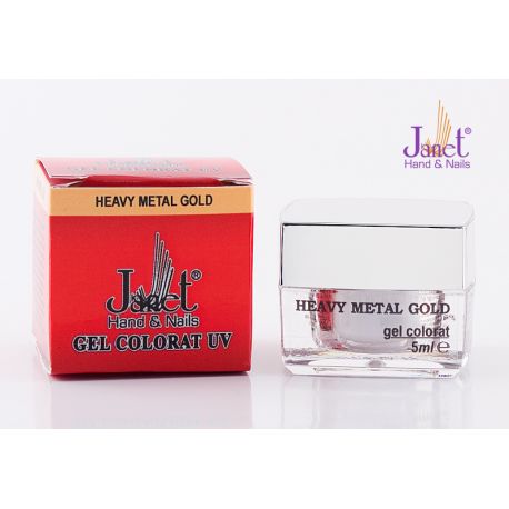 Gel colorat Metalic - Heavy Metal Gold, 5 ml, art. nr.: 20003.50