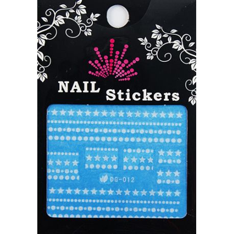 Nail Sticker fosforescent, DG-012, art. nr.: 76727