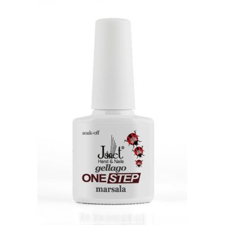 Gellago Marsala - Oja UV semipermanenta, Onestep, 7 ml