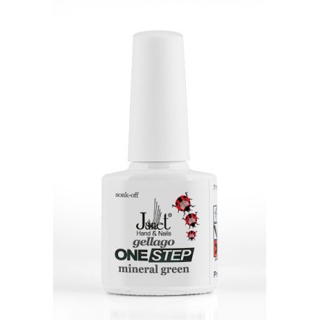 Gellago Mineral Green - Oja UV semipermanenta, Onestep, 7 ml