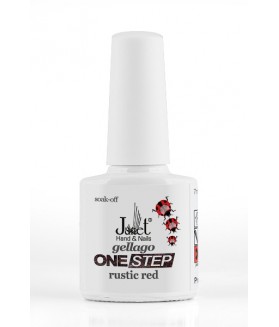 Gellago Rustic Red - Oja UV semipermanenta, Onestep, 7 ml