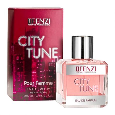 JFENZI - City Tune - Apa de parfum pentru femei 100 ml