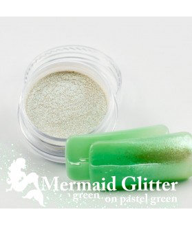 Mermaid Glitter Green