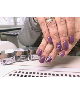 Gel colorat Glitter Dark Violet, 5 ml, art. nr.:20003.75