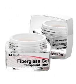 Fiberglass Gel, transparent pink, 14 ml