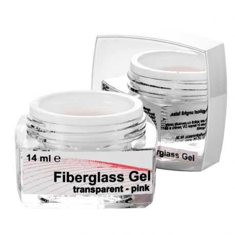 Fiberglass Gel, transparent pink, 14 ml