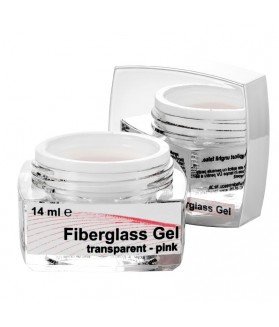 Fiberglass Gel, transparent pink, 14 ml