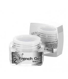 2 French Gel Bianco, 5 ml