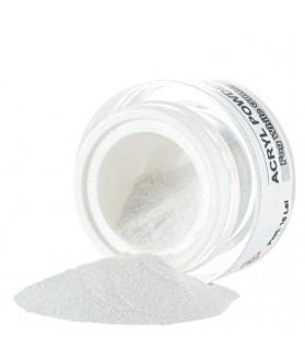 Acryl Powder Fog White Glitter, 3 gr., art. nr.: 20268