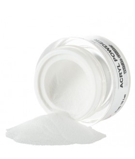 Acryl Powder White Glitter, 3 gr., art. nr.: 20257