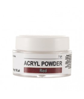 Acryl Powder Red, 3 gr., art. nr.: 20266