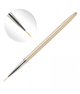 Pensula cu varf subtire de 9mm lungime, par artificial, pentru pictura pe unghii
