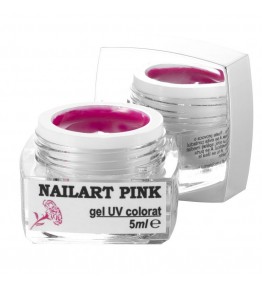 Nailart color gel Pink