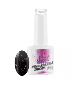 Pink Sparkle Drops Glossy