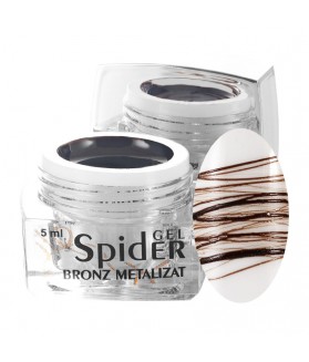 Spider Gel Bronz Metalizat 5 ml