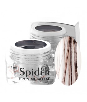 Spider Gel Brun Metalizat 5 ml