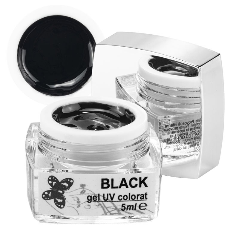 Black, Gel colorat pentru folie, 5ml, art. nr.: 20071.2