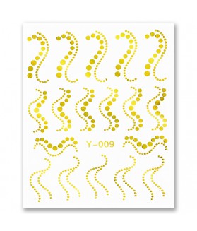 Nail Sticker Golden 2