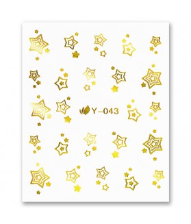 Nail Sticker Golden 6