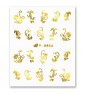 Nail Sticker Golden 8