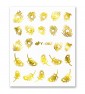 Nail Sticker Golden 17