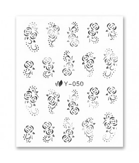 Nail Sticker Silver 20