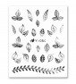 Nail Sticker Silver 24