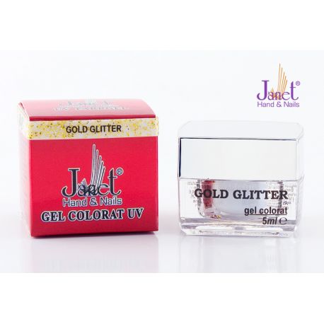 Gel decorativ Glitter Gold, 5 ml, art. nr.:20003.14