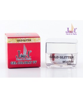 Gel decorativ Glitter Gold, 5 ml, art. nr.:20003.14