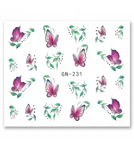 Nail Sticker Fluturi 72