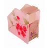 Dispenser pentru rola de forme, roz cu modele florale, art. nr.: 300099