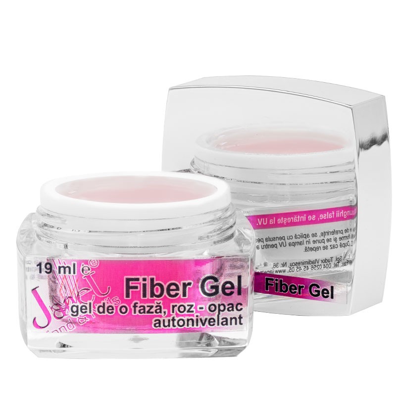 Fiber Gel Roz Opac 19 ml