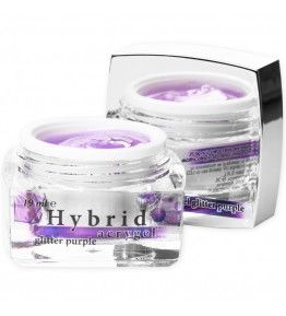 Hybrid Acrygel Glitter Purple 19ml