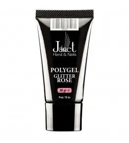 Polygel Glitter Rose, 30g