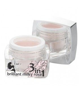 Gel UV 3in1 Brilliant Milky Rose 5ml