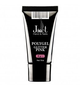 Polygel Glitter Pink, 30g