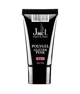 Polygel Glitter Pink, 30g